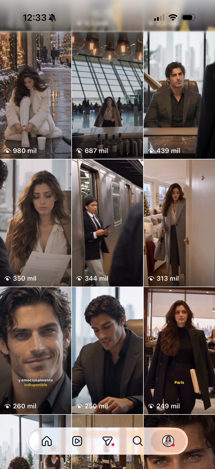 Captura de publicaciones con métricas reales